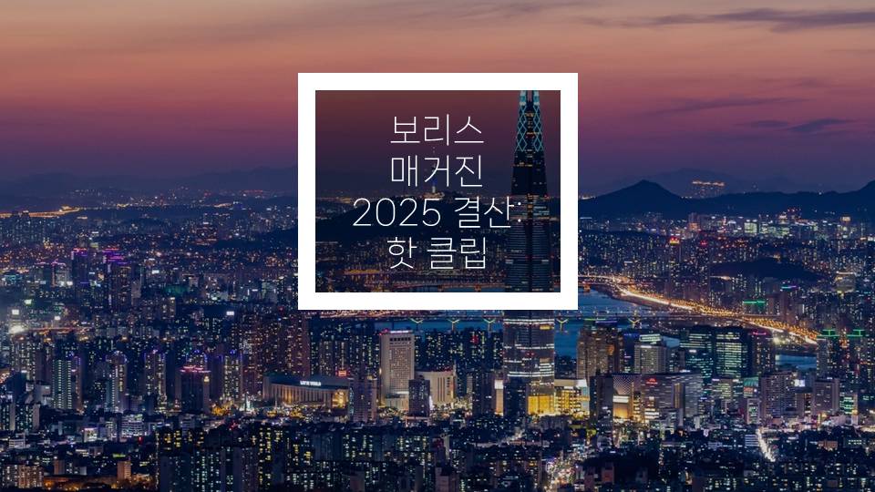 보리스 매거진 2025년 핫 클립 결산